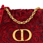 Velvet Rose Medium Caro Bag Rouge