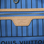 Monogram Inside Out Neverfull Bandouliere MM Gaston Blue
