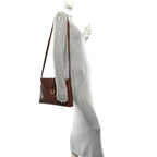 Smooth Calfskin Medium Liberta Shoulder Bag Sapele