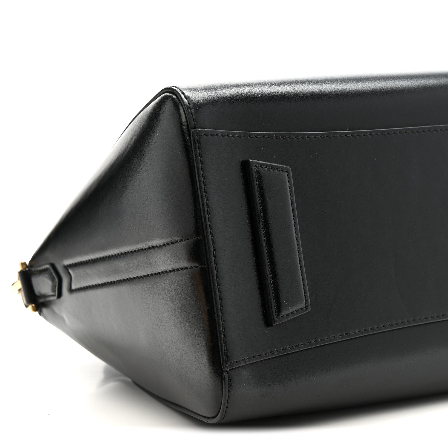 Shiny Lord Calfskin Small Antigona Black