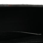 Grain De Poudre Textured Mixed Matelasse Triquilt Small Monogram Satchel Black