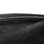 Grained Calfskin Large Slouchy Banana Bag Black