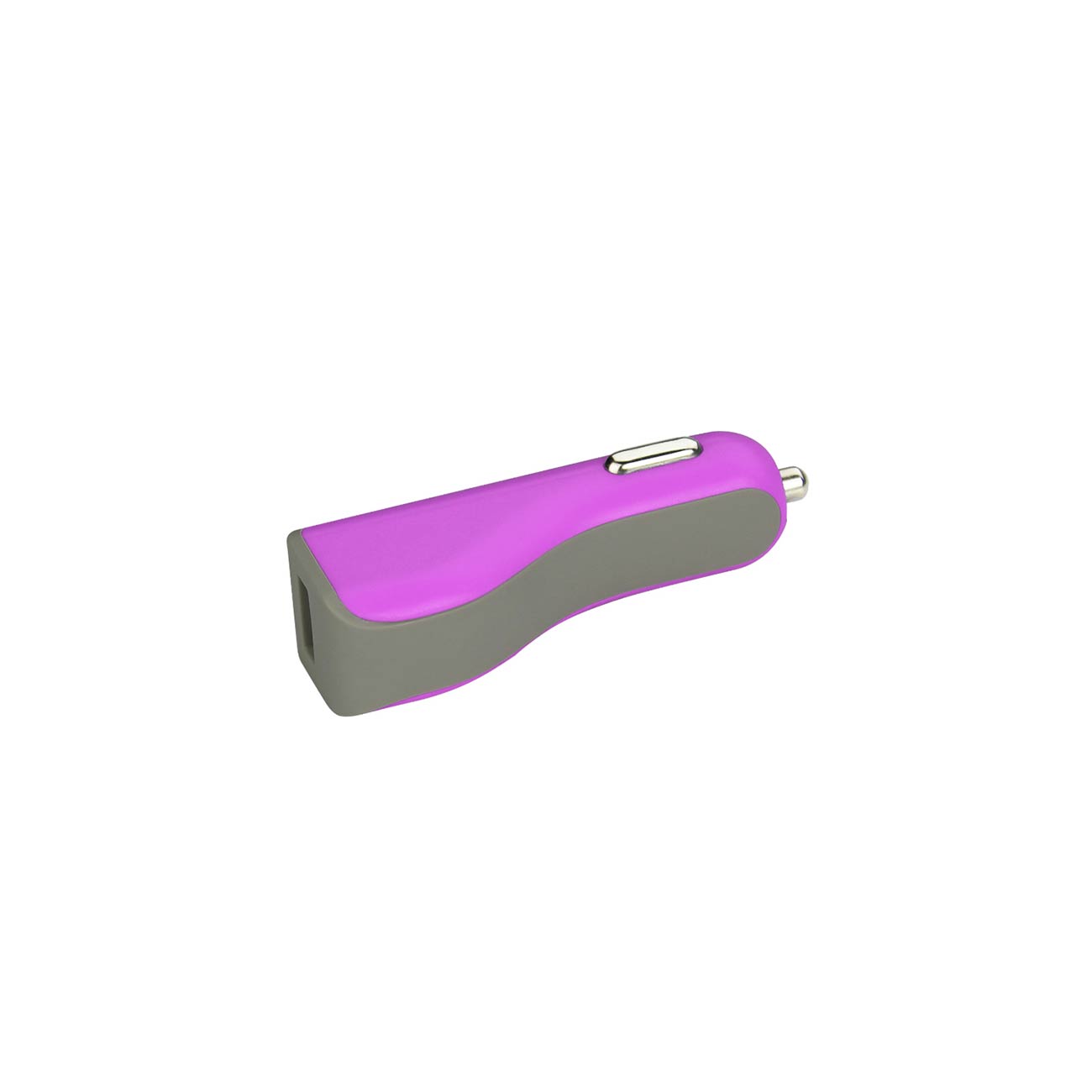 Reiko Micro Usb Car Charger With Data Usb Cable In Purple