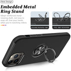 Entronix Case Compatible with iPhone 16 Plus - 360° Circular Ring Gripstand