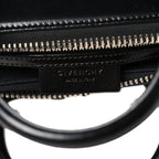 Shiny Lord Calfskin Small Antigona Black