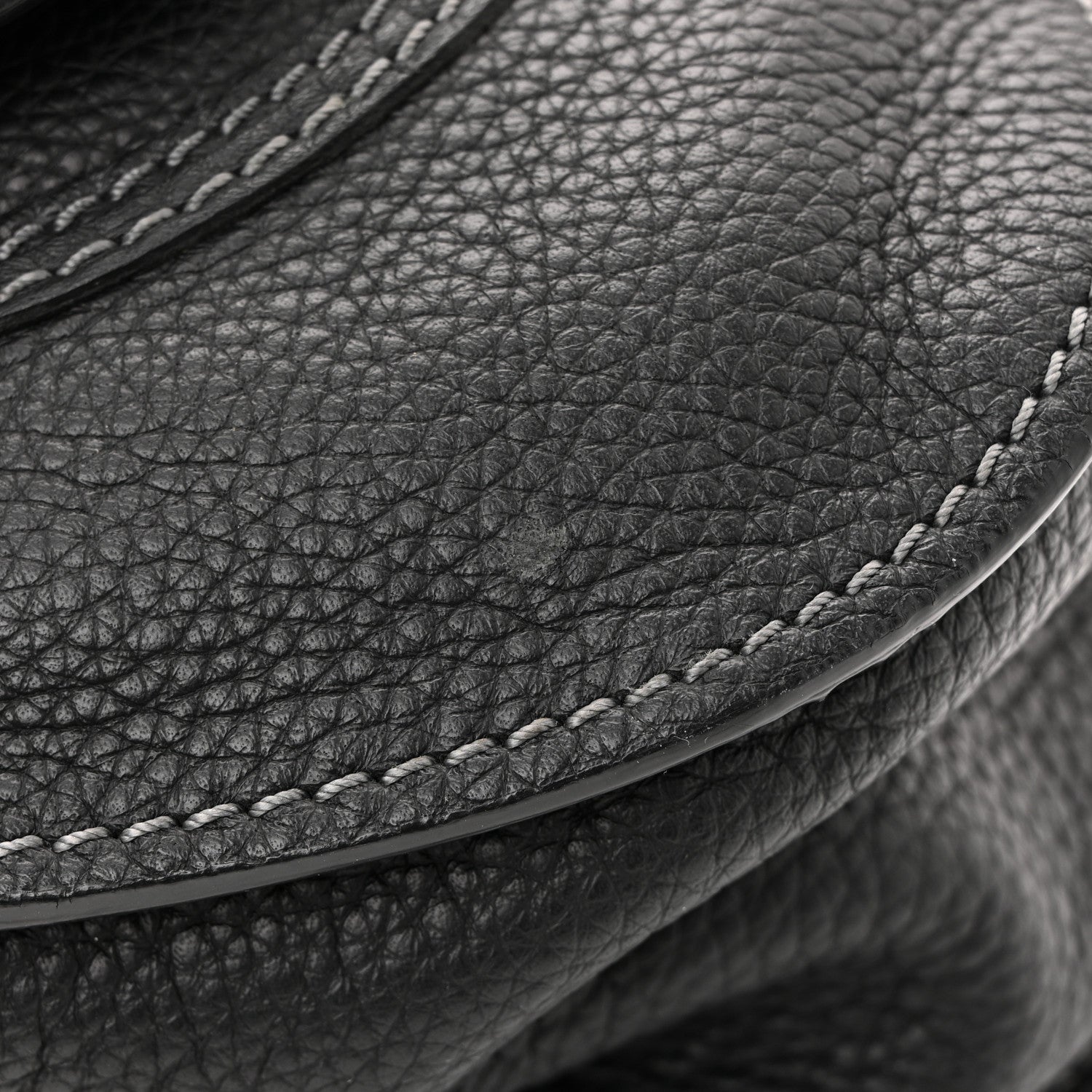 Calfskin Medium Marcie Satchel Black