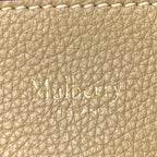 Small Classic Grain Silky Calfskin Lily Tote Linen Green