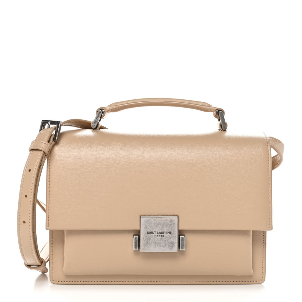 Calfskin Medium Bellechasse Satchel Nude Powder