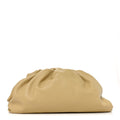 Smooth Butter Calf The Pouch Oversized Clutch Tapioca