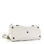 Agneau Arena Neo Cagole City Handbag Optic White