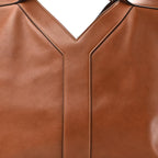 Calfskin Y Tote Brick