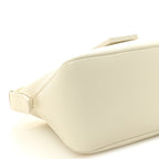 Grained Calfskin Mini TF Hobo White