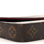 Monogram Pochette Felicie Chain Wallet Fuchsia