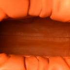 Smooth Butter Calfskin Small The Shoulder Pouch Light Orange