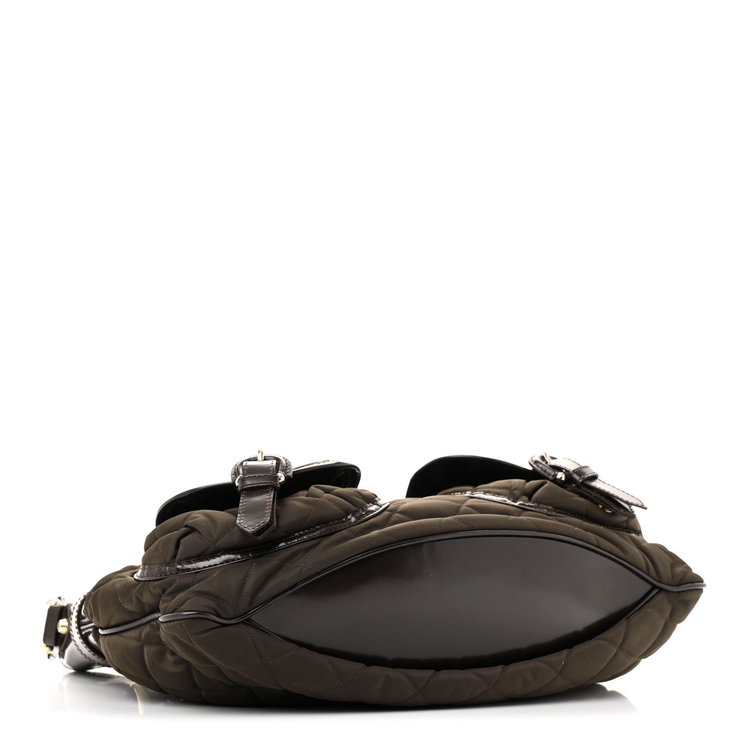 Nylon Quilted Bromley Hobo Brown