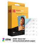 Kodak Zink Photo Paper 2x3"(100 Sheets) Compatible with PRINTOMATIC, Smile & Step Cameras & Printers