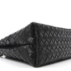 Nappa Intrecciato Small Andiamo Shoulder Bag Black