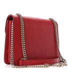 Dollar Calfskin Small Interlocking G Shoulder Bag Red