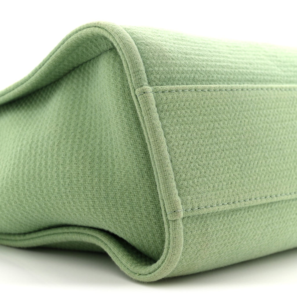 Mixed Fibers Small Deauville Tote Green