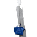 Smooth Calfskin Micro Luggage Royal Blue