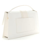 Smooth Calfskin Long Le Grand Bambino Clutch White