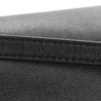 Calfskin Small The Point Triangle Bag Black