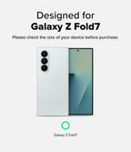 Entronix Case Compatible with Galaxy Z Fold 7 - [Hard Back] Clear Cover