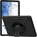SAHARA - PROTECTION Hand Strap Series Case for Samsung Galaxy Tab S8 Ultra - Black