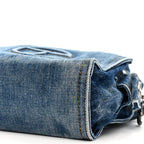Denim Small Shopping Bag Blue