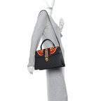 Guccissima Signature Medium Sylvie Top Handle Bag Black