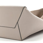Soft Grained Calfskin Small Sangle Bucket Bag Light Taupe
