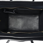 Smooth Calfskin Micro Luggage Navy Blue