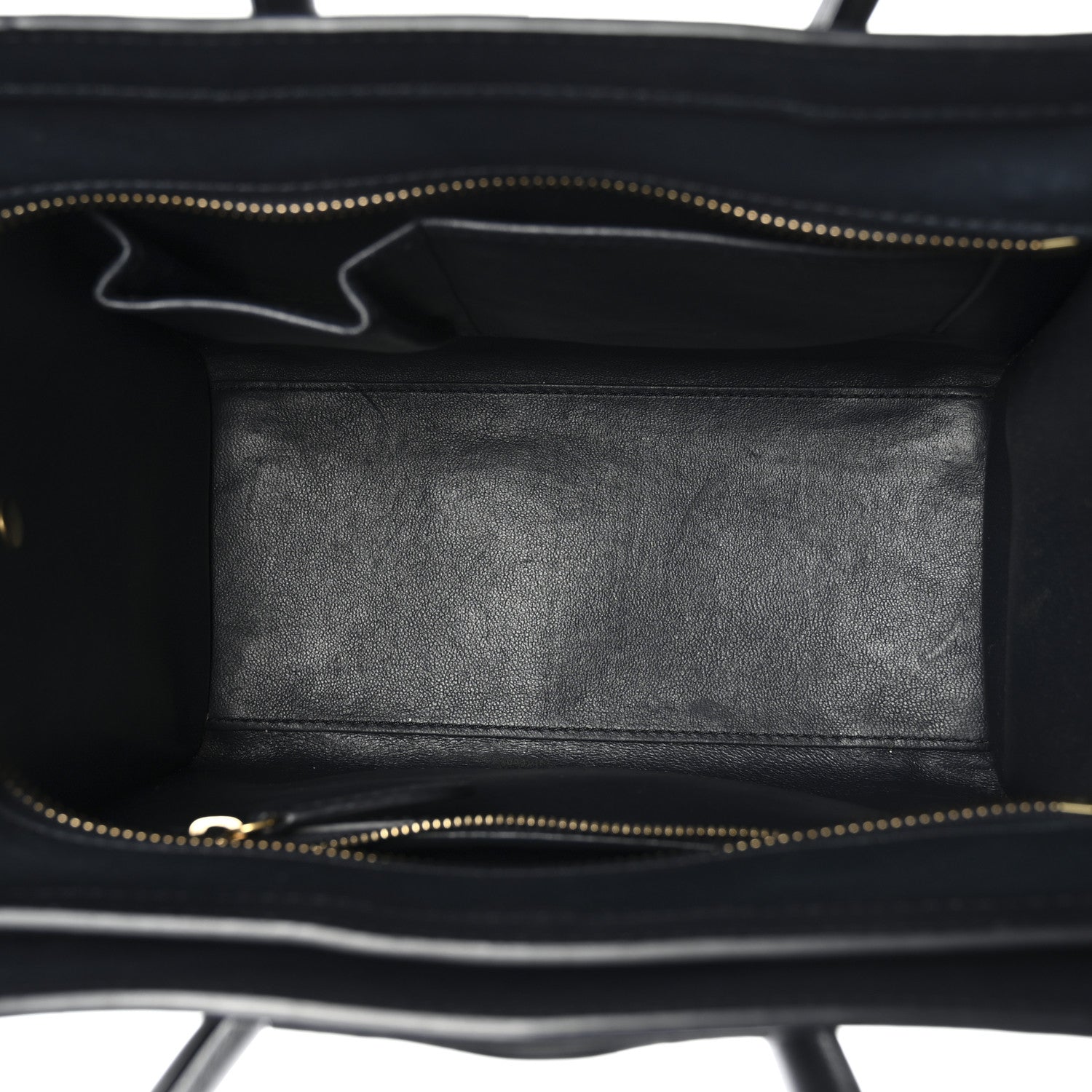 Smooth Calfskin Micro Luggage Navy Blue