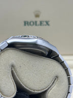 Rolex Land-Dweller 40 White Gold Oystersteel Intense White Honeycomb Motif Dial Fluted Bezel Flat Jubilee Bracelet 127334 - 2025