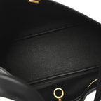 Smooth Calfskin Small Bel Air Shoulder Bag Black