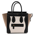 Bullhide Calfskin Nubuck Micro Tri-Color Luggage White Khaki