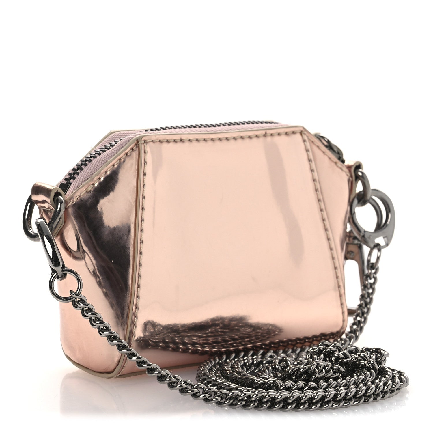 Metallic Baby Antigona Light Pink