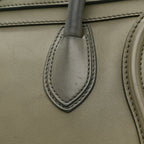 Smooth Calfskin Mini Luggage Almond