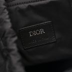 Nylon Saddle Backpack Black