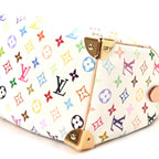LV X TM Monogram Multicolor Speedy Bandouliere 25 White