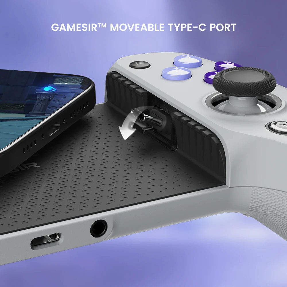 Gamesir G8 Plus Galileo Mobile Game Controller with Hall Effect Joystick for iPhone 15 and Android Devices - Ideal for Cloud Gaming