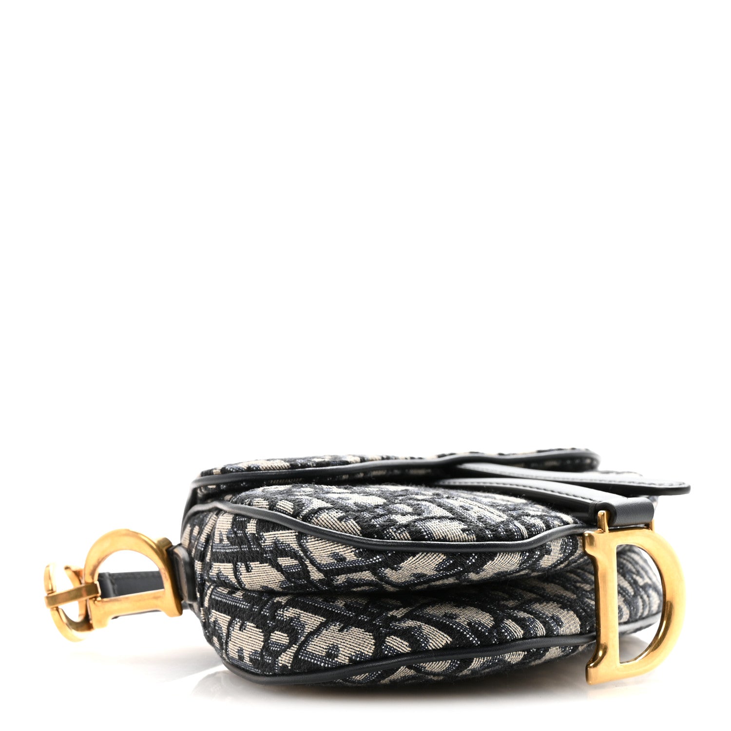 Oblique Mini Saddle Bag Blue