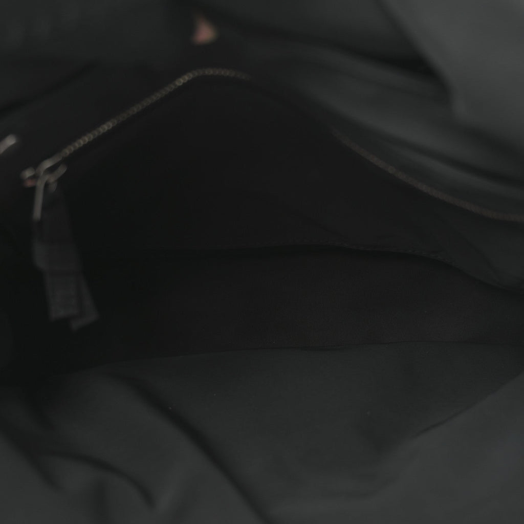 Nylon Intrecciato Padded Tech Maxi Cassette Bag Black