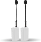 Movo MV-M101 Gooseneck Lav Mic Pack for 2