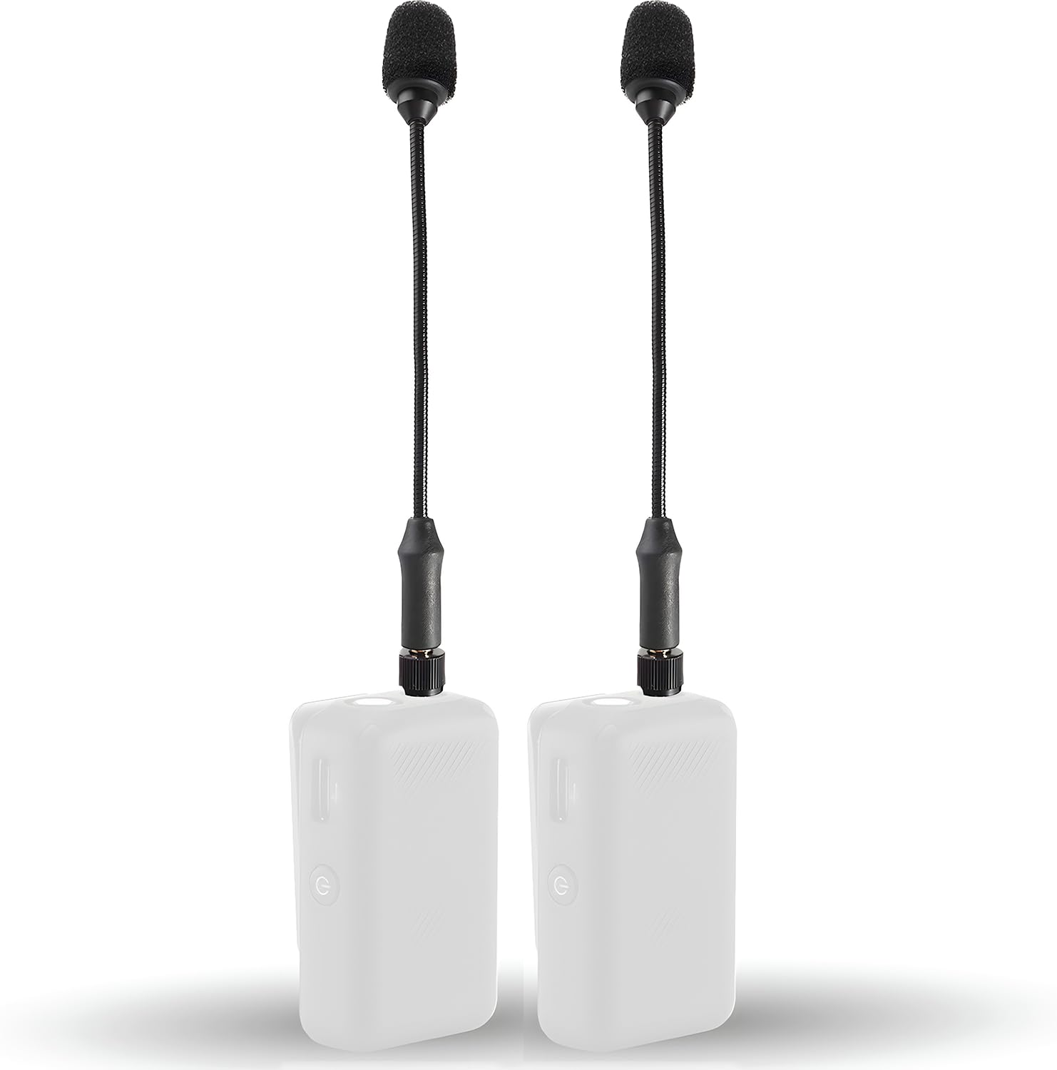 Movo MV-M101 Gooseneck Lav Mic Pack for 2