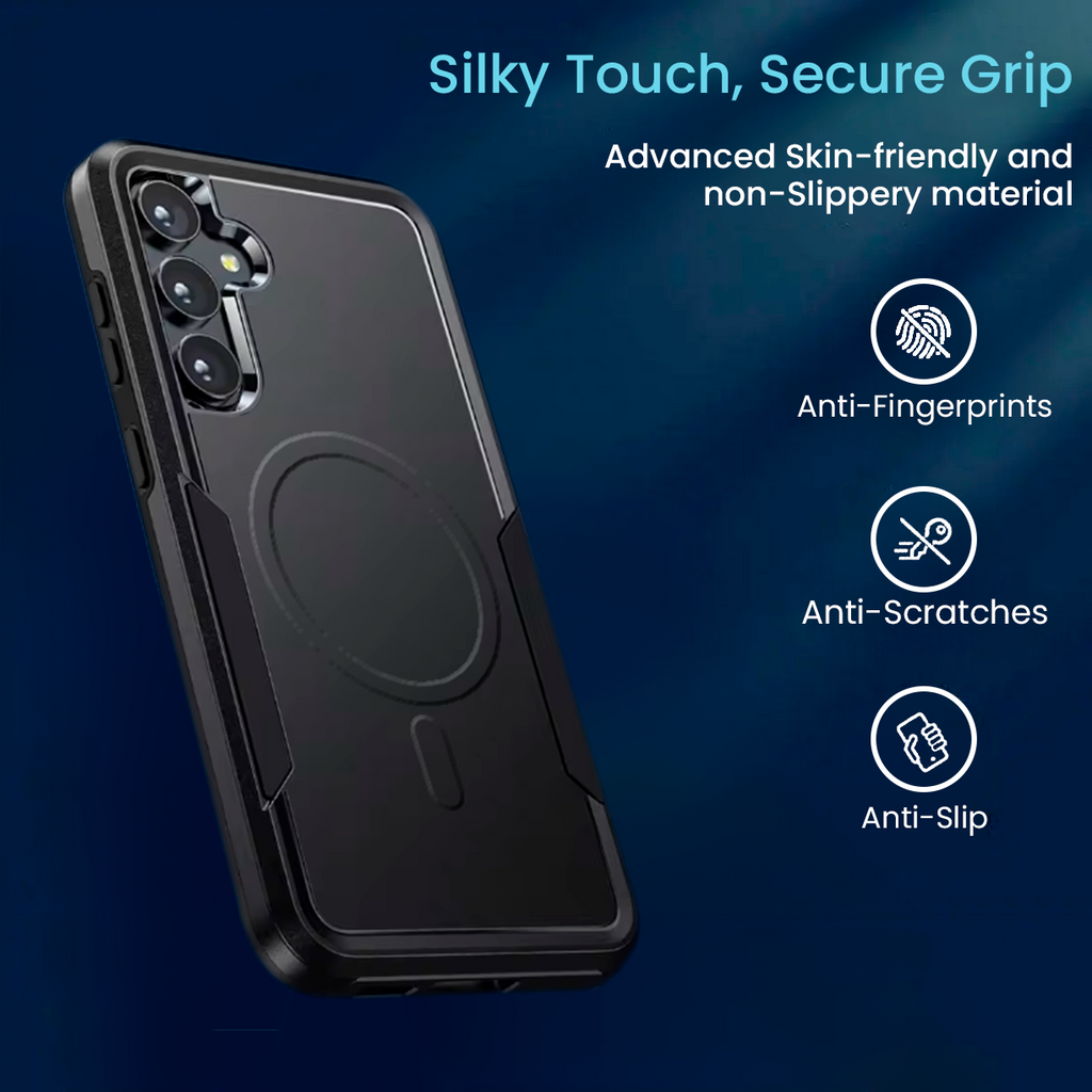 Entronix [Magnetic] Case Compatible with Galaxy S26 Plus - Soft-Touch Dual-Layer Sleek Cover