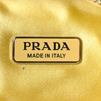 Satin Crystal Triangle Pouch Ananas