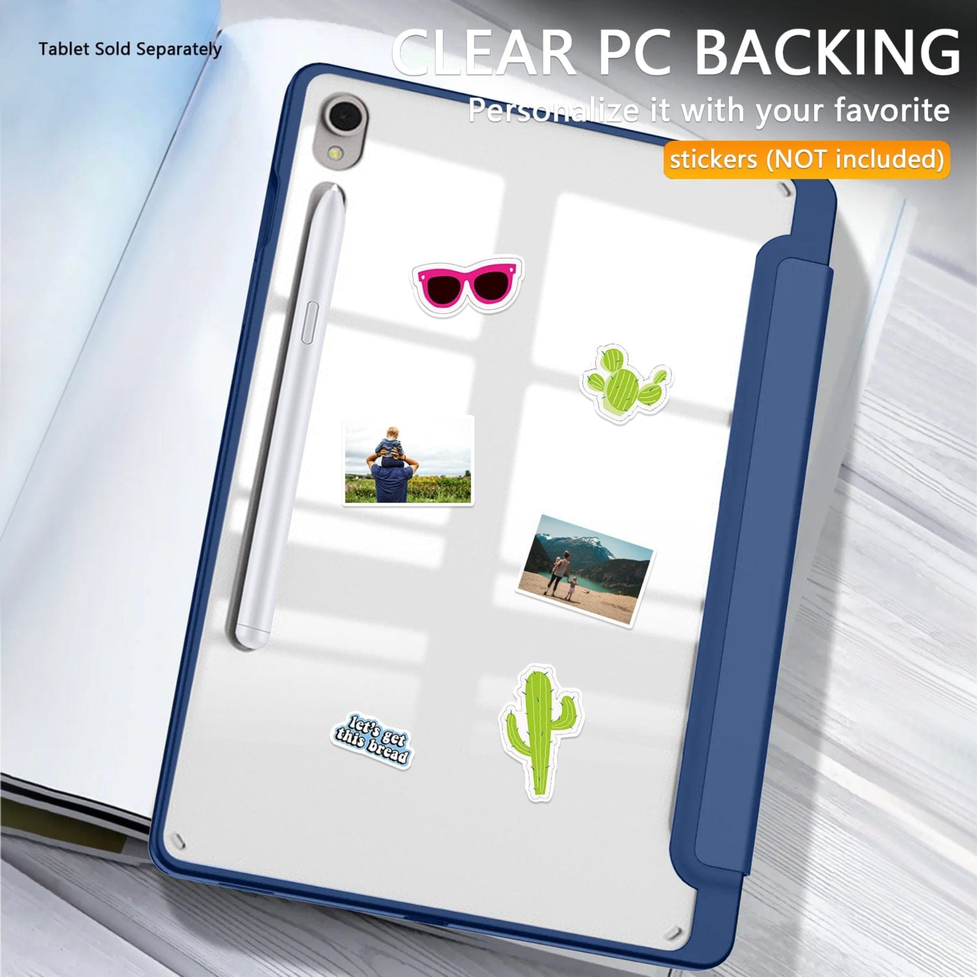 SAHARA - Venture Series Folio Case for Samsung Galaxy Tab S10 FE+ - Night Sky Blue