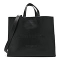 Calfskin Shopper Tote MM Black