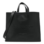 Calfskin Shopper Tote MM Black